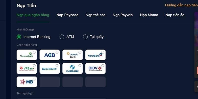 Một vài điều cần chú ý khi nạp tiền 98WIN